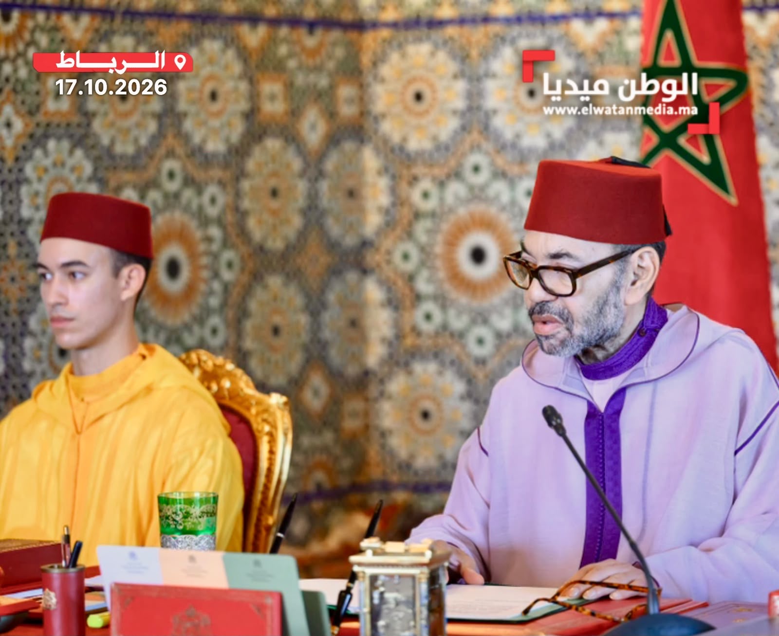 جلالة الملك يترأس مجلسا وزاريا